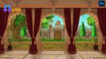Premium Indian King's Balcony View Outside Garden PSD High Quality Background