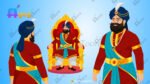 Mega Pack 20+ King Pack And 16+ Indian Villagers With Free 10+ PSD High Quality Background(King, Rani, Raja, Sainik, Mantri, Princess, Old Man, Poor Man, Shikari, Saadhu Pandit, Kisan Farmer, Lakadhara etc) - Image 4