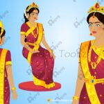 Indian Maharani Rani Rajkumari Animated Human Character