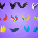 Pro-Fins Pack: 18 Multi-Species Animated Bird Wings (Adobe Animate CC)
