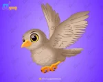 7 Sister Bird Character – Fully Rigged & Animated 2-Variant Pack for Adobe Animate CC - Image 2