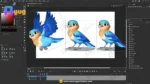 Indian Roller (Neelkanth) Character – Ultimate 2-Variant Rigged or Animated for Adobe Animate CC - Image 3