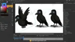 Great Blue-Eyed Crow – Ultimate 2-Variant Rigged or Animated for Adobe Animate CC - Image 3