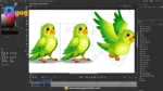 Cute Female Parrot Character – Ultimate 2-Variant Rigged or Animated for Adobe Animate CC - Image 3