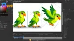 Cute Parrot Bird Character – Ultimate 2-Variant Rigged or Animated for Adobe Animate CC - Image 3