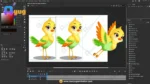 Cute Multi-Color Bird Character – Ultimate 2-Variant Rigged or Animated for Adobe Animate CC - Image 3