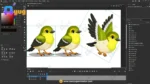 Green Cute Bird Character – Ultimate 2-Variant Rigged or Animated for Adobe Animate CC - Image 3