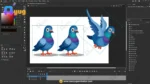 Green Neck Pigeon Bird Character – Ultimate 2-Variant Rigged or Animated for Adobe Animate CC - Image 3