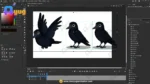 Great Crow Bird Character – Ultimate 2-Variant Rigged or Animated for Adobe Animate CC - Image 3