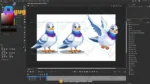 Female Pigeon Queen Character – Ultimate 2-Variant Rigged or Animated for Adobe Animate CC - Image 3