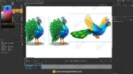Blue Crested Royal Peacock – Ultimate 2-Variant Rigged or Animated for Adobe Animate CC - Image 10