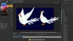 Beautiful White Royal Bird – Ultimate 2-Variant Rigged or Animated for Adobe Animate CC - Image 3