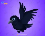 Angry Crow Character – Ultimate 2-Variant Rigged or Animated for Adobe Animate CC - Image 2