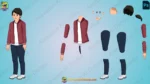 The Ultimate King and Village Pack - 30+ Royal Characters & 20 PSD Backgrounds (Raja , Rani ,Saynik ,Mantri ,Rath , Rajdarbari , Village Man Bundle set ) - Image 87