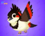 Professional Bulbul (Red-Vented) – Ultimate 2-Variant Rigged or Animated for Adobe Animate CC - Image 2