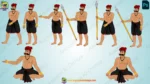 The Ultimate King and Village Pack - 30+ Royal Characters & 20 PSD Backgrounds (Raja , Rani ,Saynik ,Mantri ,Rath , Rajdarbari , Village Man Bundle set ) - Image 72