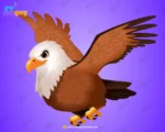 Eagle Bird – Ultimate 2-Variant Rigged or Animated for Adobe Animate CC - Image 2