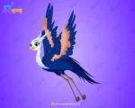 Female Neelhans Bird Character – Ultimate 2-Variant Rigged or Animated for Adobe Animate CC - Image 2