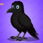 Great Blue-Eyed Crow – Ultimate 2-Variant Rigged or Animated for Adobe Animate CC