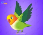 Lovebird Character – Ultimate 2-Variant Rigged or Animated for Adobe Animate CC - Image 2