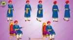The Ultimate King and Village Pack - 30+ Royal Characters & 20 PSD Backgrounds (Raja , Rani ,Saynik ,Mantri ,Rath , Rajdarbari , Village Man Bundle set ) - Image 22