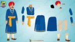 The Ultimate King and Village Pack - 30+ Royal Characters & 20 PSD Backgrounds (Raja , Rani ,Saynik ,Mantri ,Rath , Rajdarbari , Village Man Bundle set ) - Image 19