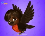 Cute Boy Bird – Ultimate 2-Variant Rigged or Animated for Adobe Animate CC - Image 8