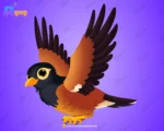 Great Maina Bird – Ultimate 2-Variant Rigged or Animated for Adobe Animate CC - Image 2