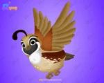 Quail (Bater) Bird – Ultimate 2-Variant Rigged & Animated Character for Adobe Animate CC - Image 2