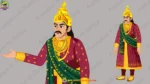 The Ultimate King and Village Pack - 30+ Royal Characters & 20 PSD Backgrounds (Raja , Rani ,Saynik ,Mantri ,Rath , Rajdarbari , Village Man Bundle set ) - Image 39
