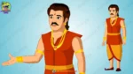 The Ultimate King and Village Pack - 30+ Royal Characters & 20 PSD Backgrounds (Raja , Rani ,Saynik ,Mantri ,Rath , Rajdarbari , Village Man Bundle set ) - Image 46