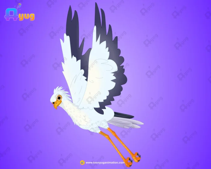 Majestic Secretary Bird – Ultimate 2-Variant Rigged & Animated ...