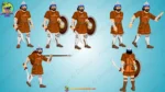 The Ultimate King and Village Pack - 30+ Royal Characters & 20 PSD Backgrounds (Raja , Rani ,Saynik ,Mantri ,Rath , Rajdarbari , Village Man Bundle set ) - Image 61