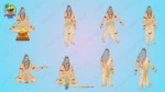 The Ultimate King and Village Pack - 30+ Royal Characters & 20 PSD Backgrounds (Raja , Rani ,Saynik ,Mantri ,Rath , Rajdarbari , Village Man Bundle set ) - Image 52