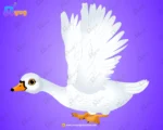 Majestic White Swan – Elite 2-in-1 Master Rig & Animated Bundle for Adobe Animate CC - Image 2