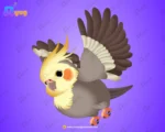 Charming Cockatiel (Cockatoo) – Ultimate 2-in-1 Master Rig & Animated Bundle for Adobe Animate CC - Image 2