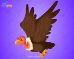 Savage Vulture – Fully Master Rigged & Animated for Adobe Animate CC - Image 2