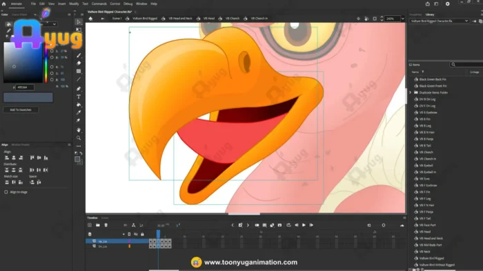 Savage Vulture – Fully Master Rigged & Animated for Adobe Animate CC ...