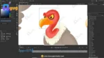 Savage Vulture – Fully Master Rigged & Animated for Adobe Animate CC - Image 5