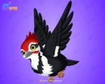 Woodpecker – Ultimate 2-Variant Rigged & Animated Character for Adobe Animate CC - Image 2