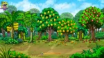 Indian Fruit Trees Jungle Animation Background (PSD & PNG)