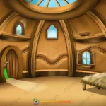 Creative Boot House Interior Animation Background (PSD & PNG)