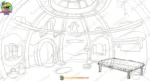 Creative Boot House Interior Animation Background (PSD & PNG) - Image 2