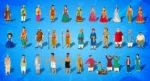 The Ultimate King and Village Pack - 30+ Royal Characters & 20 PSD Backgrounds (Raja , Rani ,Saynik ,Mantri ,Rath , Rajdarbari , Village Man Bundle set ) - Image 2