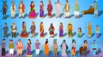 Mega Pack 20+ King Pack And 16+ Indian Villagers With Free 10+ PSD High Quality Background(King, Rani, Raja, Sainik, Mantri, Princess, Old Man, Poor Man, Shikari, Saadhu Pandit, Kisan Farmer, Lakadhara etc) - Image 2