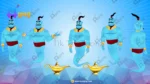 Indian Style Jinn Combo Animated Human Ghost Character