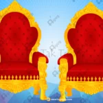 Indian King Royal Chair High Quality Modifiable Prop Chair Adobe Animate