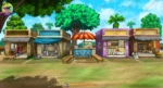 Indian Village Market Shops Animation Background (PSD & PNG)
