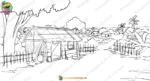 Poor Man Village Hut 2D Animation Background (PSD & PNG ) - Image 2
