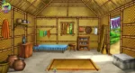 Poor Man Village Hut Interior 2D Animation Background (PSD & PNG )